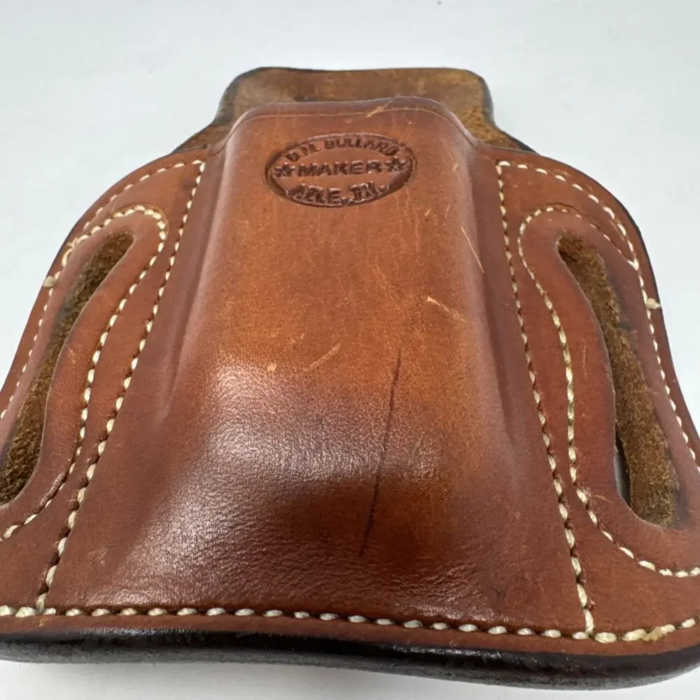 DM Bullard Maker‎ Brown Leather Custom Holster For GLOCK 17/22/31 OWB